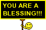 you are a blessing Slack emoji