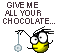 give me all your chocolate Slack emoji