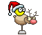 reindeer ride Slack emoji