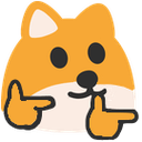doge finger guns Slack emoji