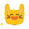 meow cheer sparkles Slack emoji
