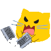 meow ree keyboard Slack emoji