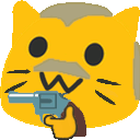 meow revolver Slack emoji