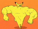 swole pikachu Slack emoji