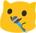 meow microphone Slack emoji