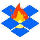 dropbox fire Slack emoji