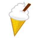 ice cream cone cinnamon Slack emoji