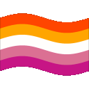 prideflag lesbian animated Slack emoji
