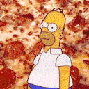 homer disappear into pizza Slack emoji
