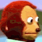 awkward monkey look Slack emoji