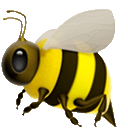 bee intensifies Slack emoji