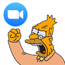 old man yells at zoom Slack emoji