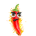 dancing fire pepper Slack emoji