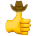 thumbsup cowboy Slack emoji