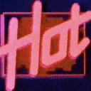 hot 80s Slack emoji