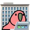 working from office parrot Slack emoji