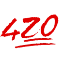 red 420 text underline Slack emoji
