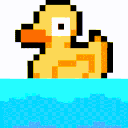 rubber duck float Slack emoji