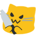 meow knife Slack emoji