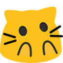 meow shocked Slack emoji