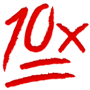 ten x red underline Slack emoji