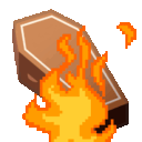 coffin fire Slack emoji