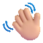 waving hand Slack emoji