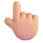backhand index pointing up Slack emoji