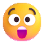 astonished face Slack emoji