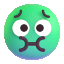 nauseated face Slack emoji