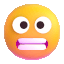 grimacing face Slack emoji