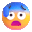 anxious face with sweat Slack emoji