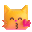 kissing cat Slack emoji