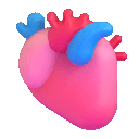 anatomical heart Slack emoji