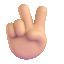 victory hand Slack emoji