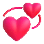 revolving hearts Slack emoji