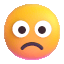 slightly frowning face Slack emoji