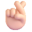 crossed fingers Slack emoji