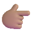 backhand index pointing right Slack emoji
