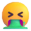 face vomiting Slack emoji