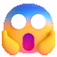 face screaming in fear Slack emoji