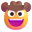 cowboy hat face Slack emoji