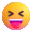squinting face with tongue Slack emoji