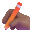 writing hand Slack emoji