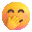 face with hand over mouth Slack emoji