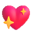 sparkling heart Slack emoji