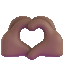 heart hands Slack emoji