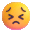persevering face Slack emoji