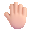 raised back of hand Slack emoji