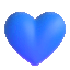 blue heart Slack emoji